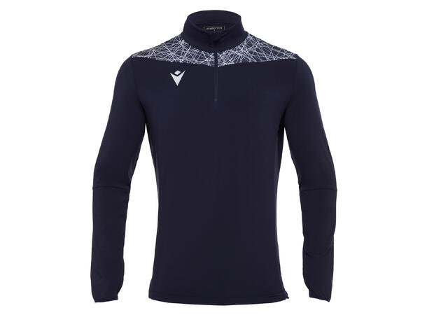 Tiber 1/4 Zip Top NAV/WHT S Stilren treningsgenser - Unisex 
