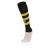 Hoops Socks BLK/YEL L Stillige fotballsokker - Unisex 