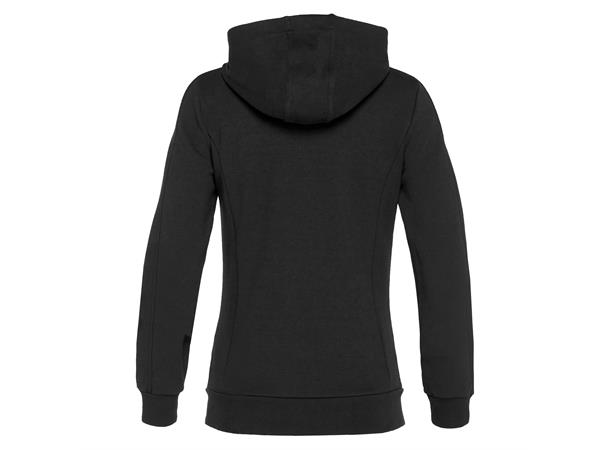 Lyre Full Zip Hooded Jacket W BLK S Hettejakke i bomullsmiks til dame 