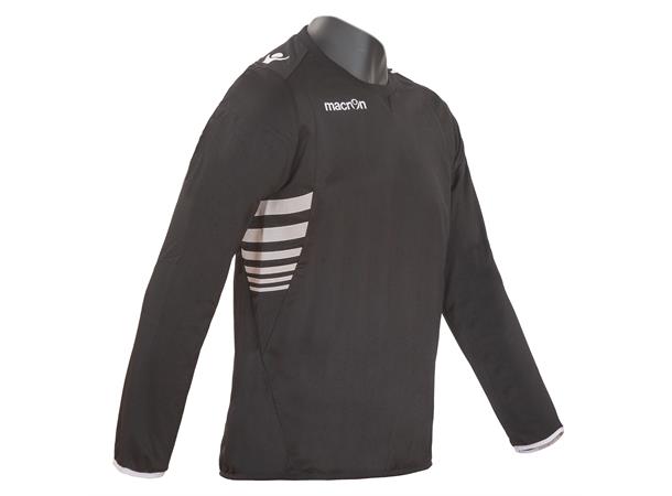 Macron Custom Felpa Genser BLK 3XS Treningsgenser med fine detaljer 