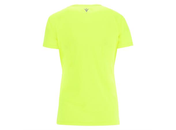 Irma Shirt Dame NYEL/BLK L Teknisk løpe t-skjorte til dame 