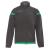 Macron Full Zip Windbreaker BLK/GRN 3XS Praktisk vindjakke 