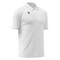 Aulos Polo WHT/SLV L Teknisk poloskjorte - Unisex