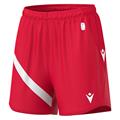 BANSHEE ECO shorts W RED/WHT 3XS Teknisk kamp og treningsshorts - Dame