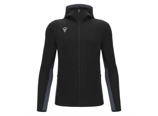 Success Full Zip Hooded Top BLK/ANT M Teknisk hettejakke - Unisex 