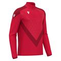 Yaruga Training 1/4 Zip Top RED S Teknisk treningsgenser - Unisex