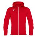 Freyr Hoody Full Zip Top RED XL Overtrekksjakke - Unisex